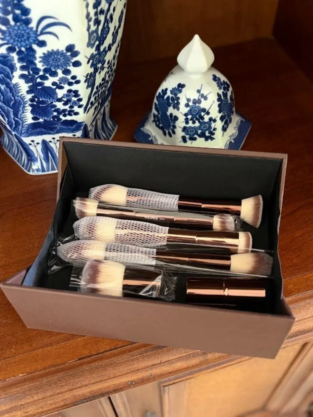MAANGE 7pcs Makeup Brush Set Double Sided Kabuki Makeup Brushes Contour Brush NE
